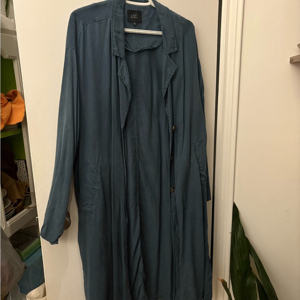 Women’s Blue Long Coat